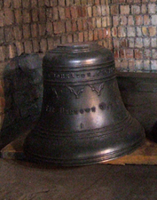 Memorial bell at Memorial Community Church, London © Philippa King, 2011