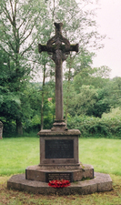 Donhead St Andrew war memorial wheel cross, Wiltshire © War Memorials Trust, 2006