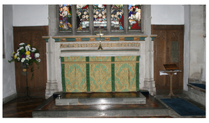 Little Shelford war memorial reredos and screen, Cambridge © Brian Wingate, 2011	