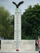 Polish Air Force memorial column, London © War Memorials Trust, 2008