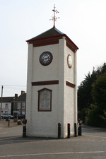 Friday Bridge war memorial clock tower, Cambridgeshire © A L Stubbs, 2010