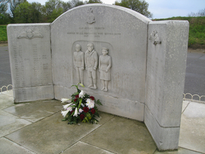 RAF Kenley war memorial wall, Croydon ©M Shorthouse, 2010