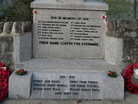 Bethersden war memorial inscription, Kent © Bethersden Parish Council, 2011