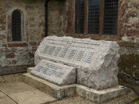 Lenham war memorial stone © War Memorials Trust, 2014