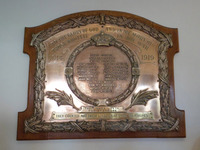 Cavendish Community Primary School war memorial plaque, Greater Manchester © Cavendish Community Primary School, 2015