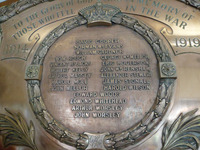 Names on Cavendish Community Primary School war memorial © Cavendish Community Primary School, 2015