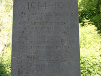 Names on Styal war memorial, Cheshire © Peter Clarke, 2011
