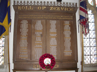 Combe St Nicholas First World War Roll of Service © War Memorials Trust, 2014