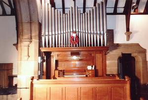 Holy Trinity Church memorial organ, Cheshire © Holy Trinity Church PCC, 2012